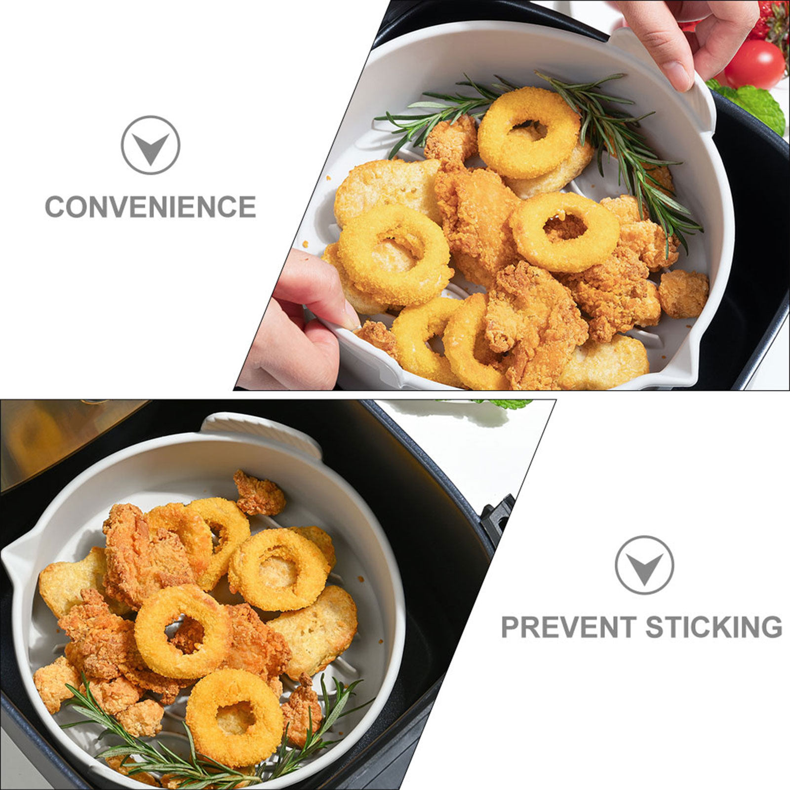 Air Fryer - Силиконовая форма для выпечки в аэрофритюрнице,