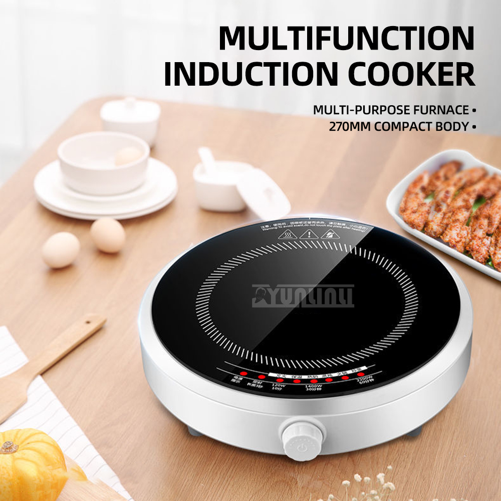 Круглая умная индукционная пли – обзор и цена Induction Cooktop Portable
