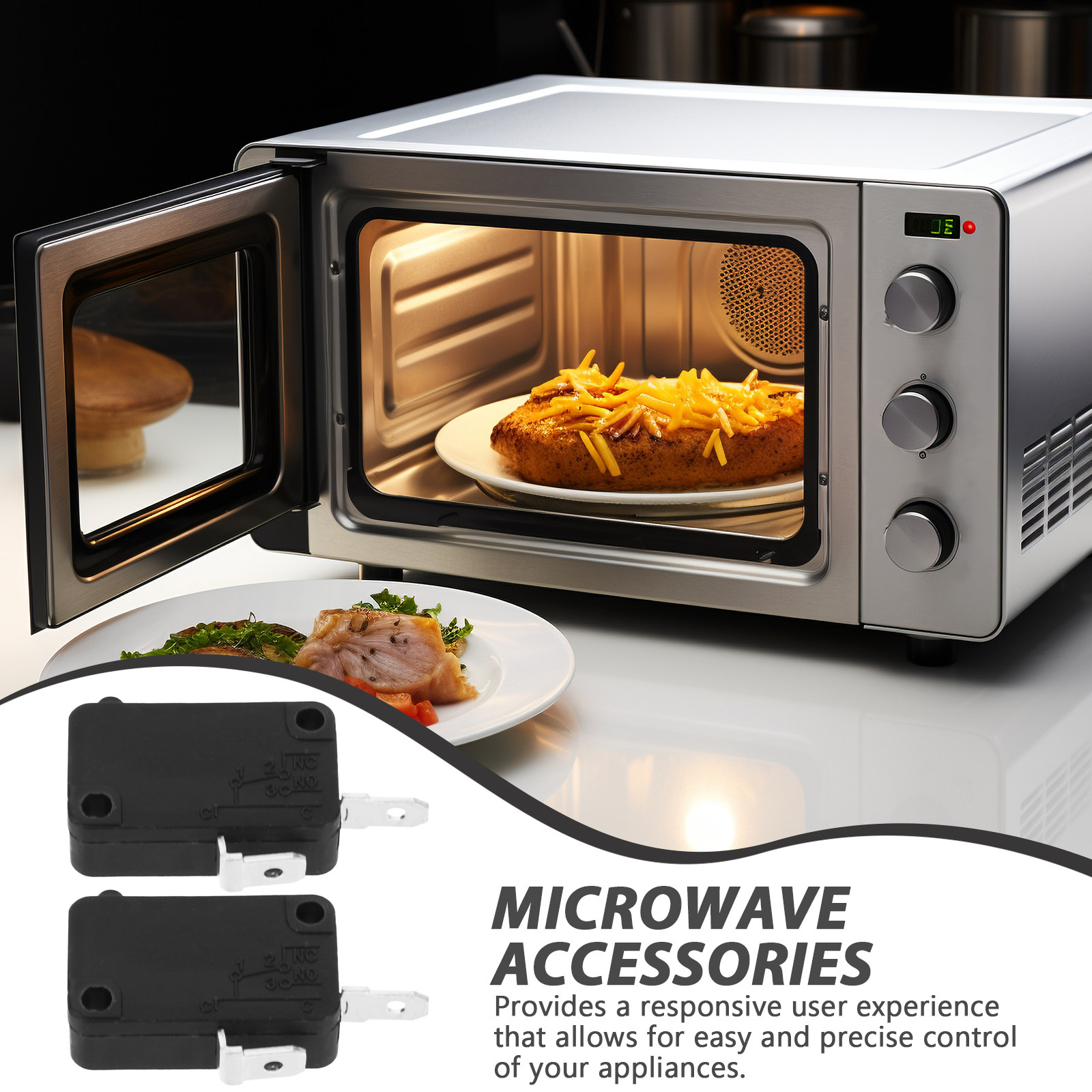 2 шт. микропереключателей с 2  – обзор и цена Microwave Oven