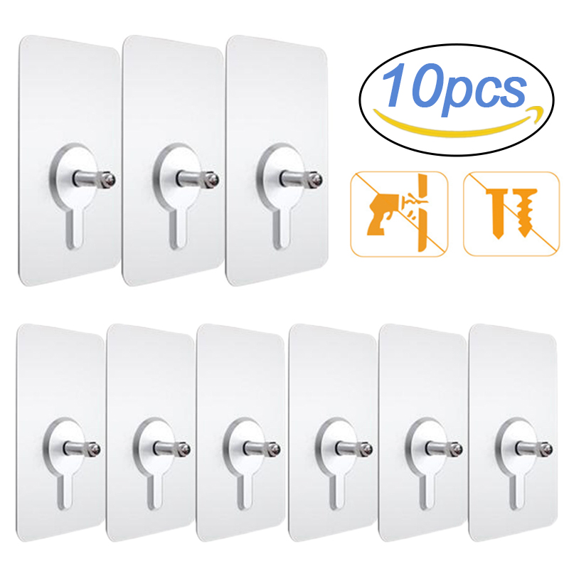 10 шт. клейкие настенные крючк – обзор и цена Kitchen Appliances Cabinet